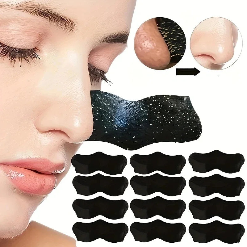 10-50PCS Nose Blackhead Remover Mask Shrink Sticker Black Dots Strips Nose Deep Cleansing Cleaner Skin Care