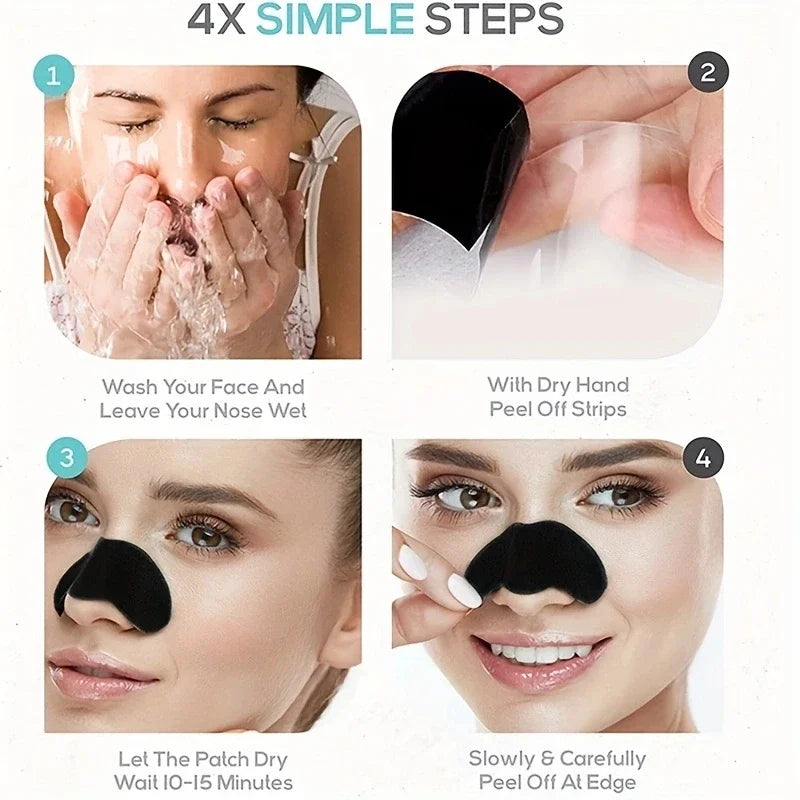 10-50PCS Nose Blackhead Remover Mask Shrink Sticker Black Dots Strips Nose Deep Cleansing Cleaner Skin Care
