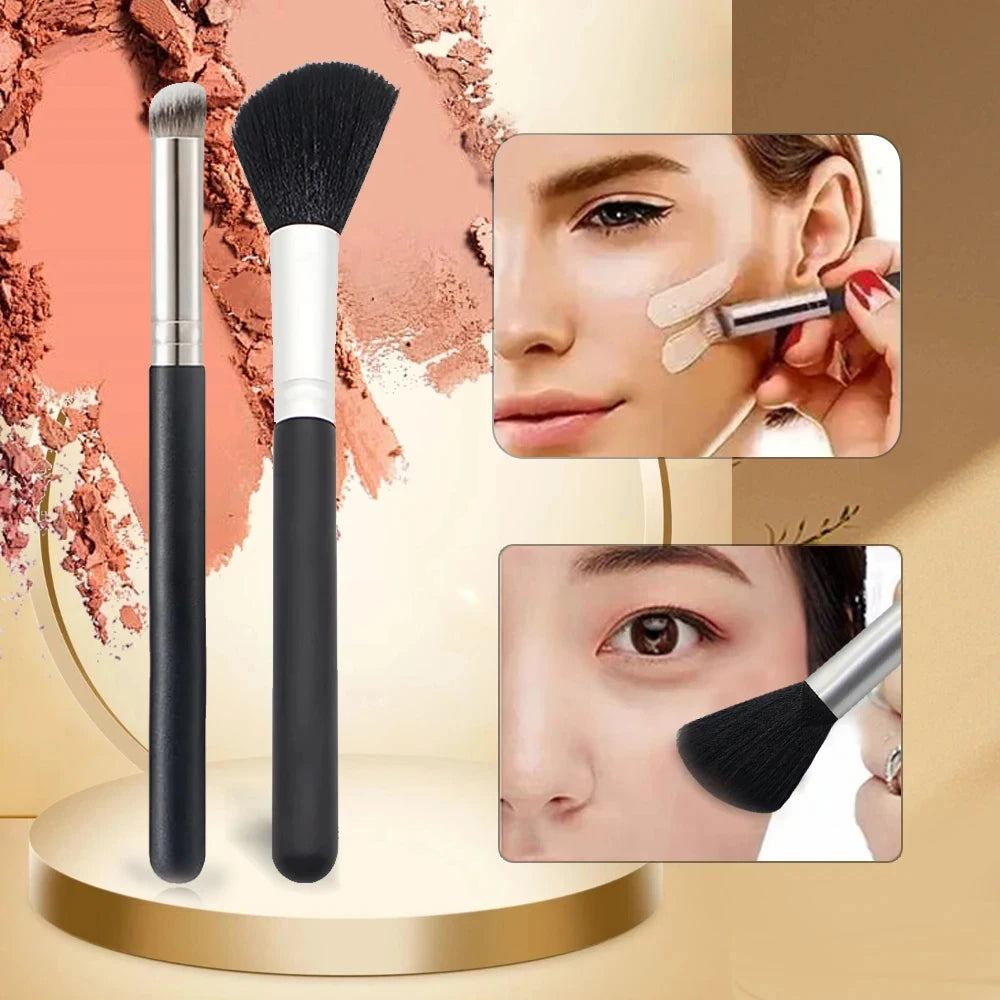 Foundation Concealer Brush Premium Contour Blusher Brushes Flawless Under Eye Dense Face Makeup Brush For Blending