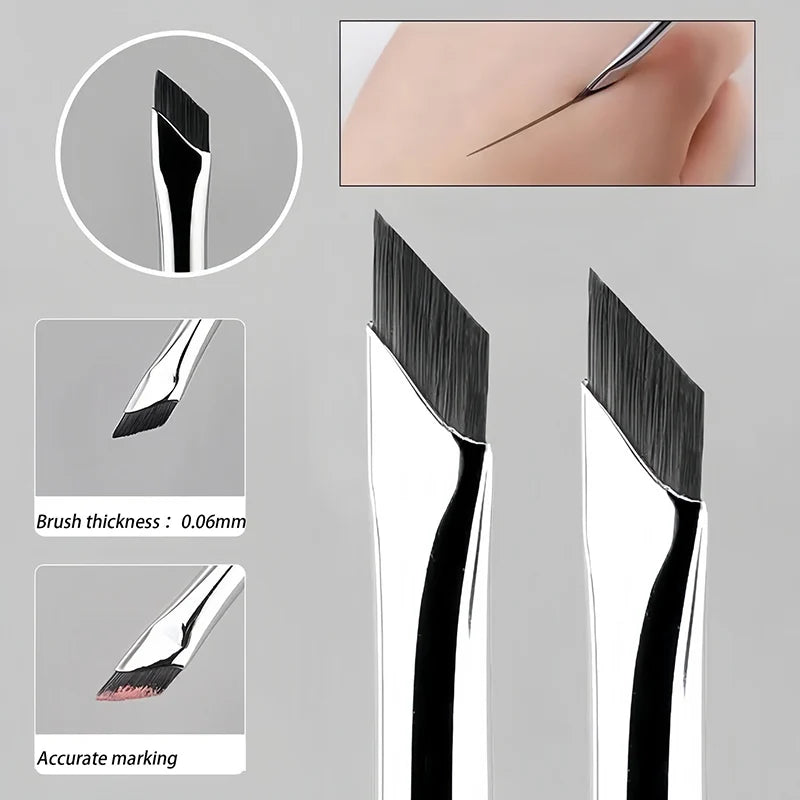 The Upgrade Blade Eyeliner Brush Ultra Thin Fine Angle Flat Eyebrow Brush Under The Eyes Place Precise Detail Brush